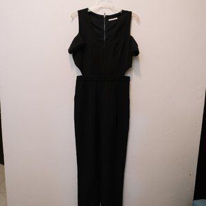 Black Jumpsuit with Cut-outs and pockets! Mustard Seed - Size 6